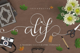 Alif Script: A Fresh Handmade Font for Branding That Stands Out