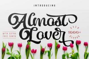 Almost Lover Font Review: A Bold Calligraphy Typeface for Brand Design