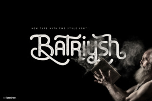 Batriysh Script Typeface: A Monogram-Inspired Font for Digital Design