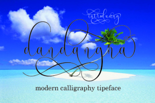Dandangna Font: A Refined Calligraphy Typeface for Editorial Design