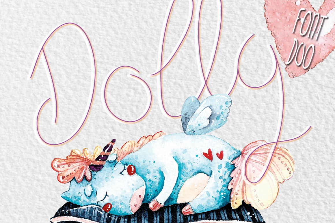 Dolly Duo: A Playful Script Sans Pairing for Editorial Charm