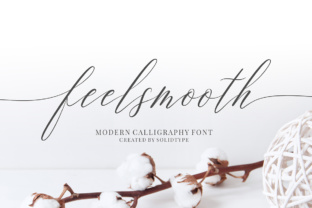 Feelsmooth: A Modern Calligraphy Font for Elegant Editorial Design