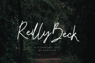 Give Your Brand a Handcrafted Edge with Reilly Beck Signature Typeface