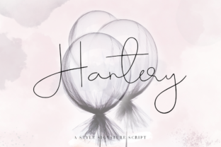 Hantery: A Signature Script Font for Handmade Product Design