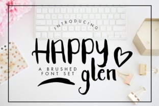 Happyglen: A Web Designer’s Review of This Brushed Script Typeface