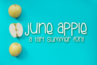 June Apple: A Handwritten Font for Small Business Branding