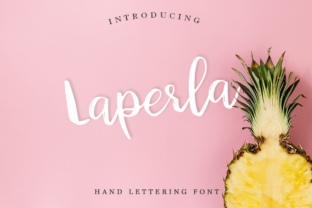 Laperla: A Handwritten Script Typeface for Modern Web Design