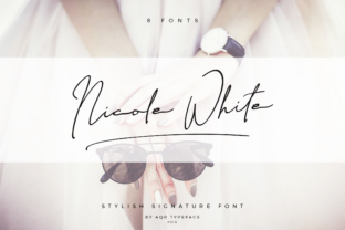 Nicole White Font Review: A Natural Signature Script