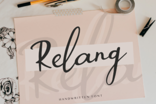 Relang: A Handcrafted Script Font with Warmth and Character