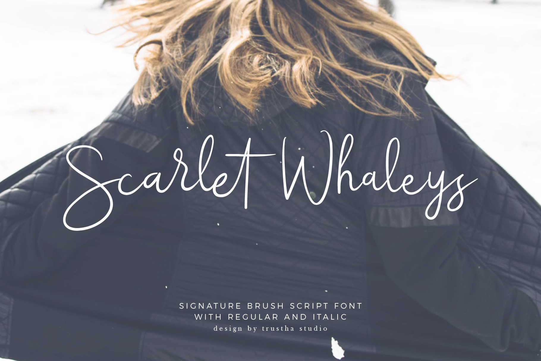 Scarlet Whaleys: A Brush Script Font That Brings Handmade Products to Life