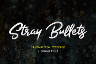 Stray Bullets Font: Bouncy Handwritten Typeface for Branding